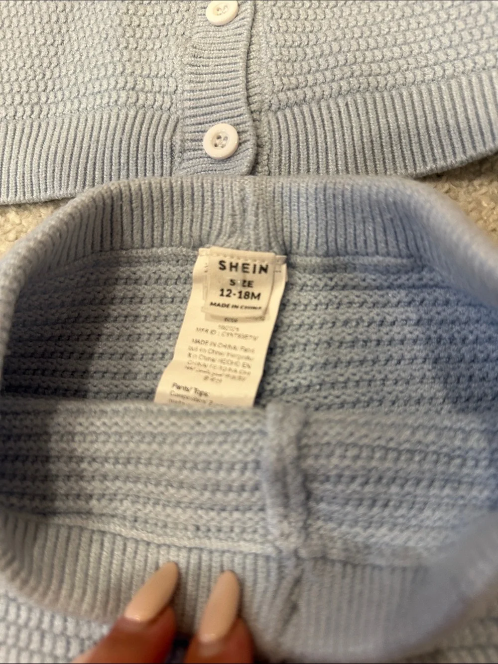 Cute baby boys sweater top and pants set